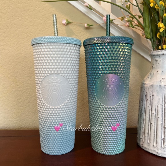 Starbucks Frozen and Blue Green Philippines Exclusive Studded Tumbler (Set) - Picture 1 of 6